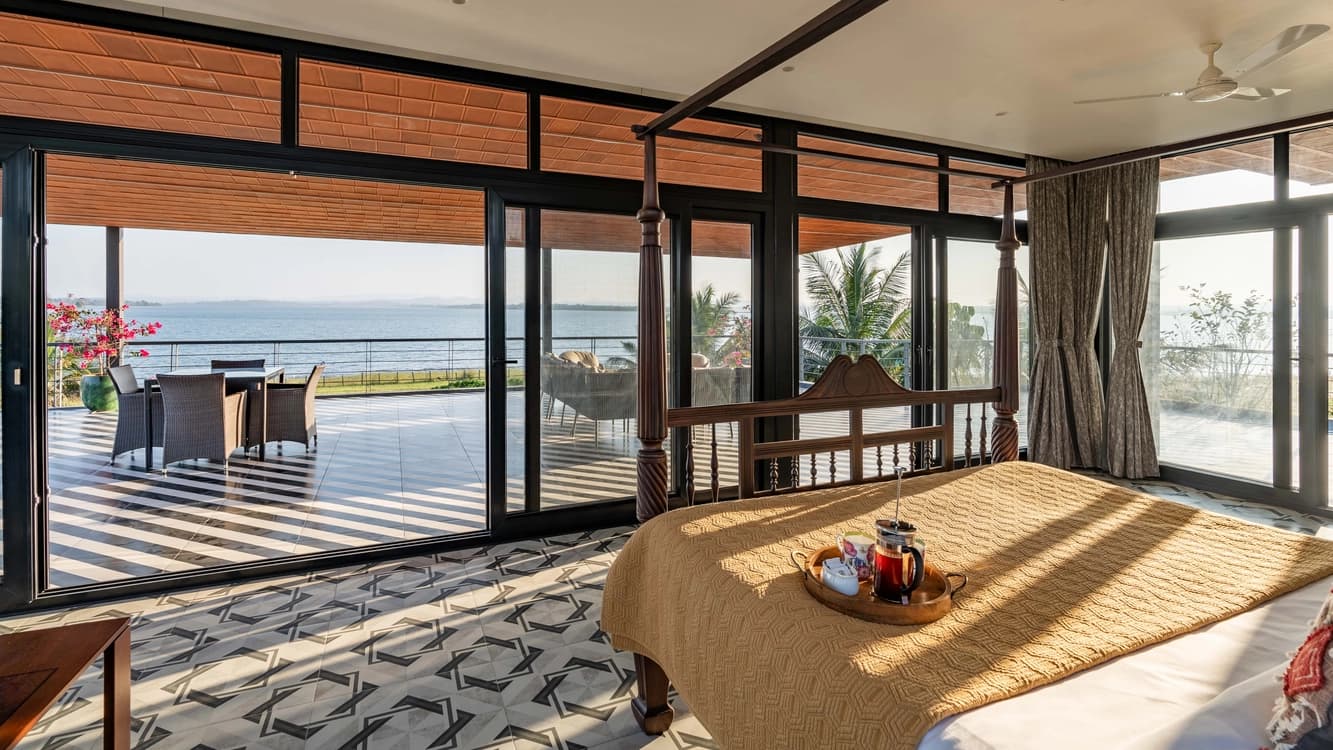 Rooftop Glass Bedroom