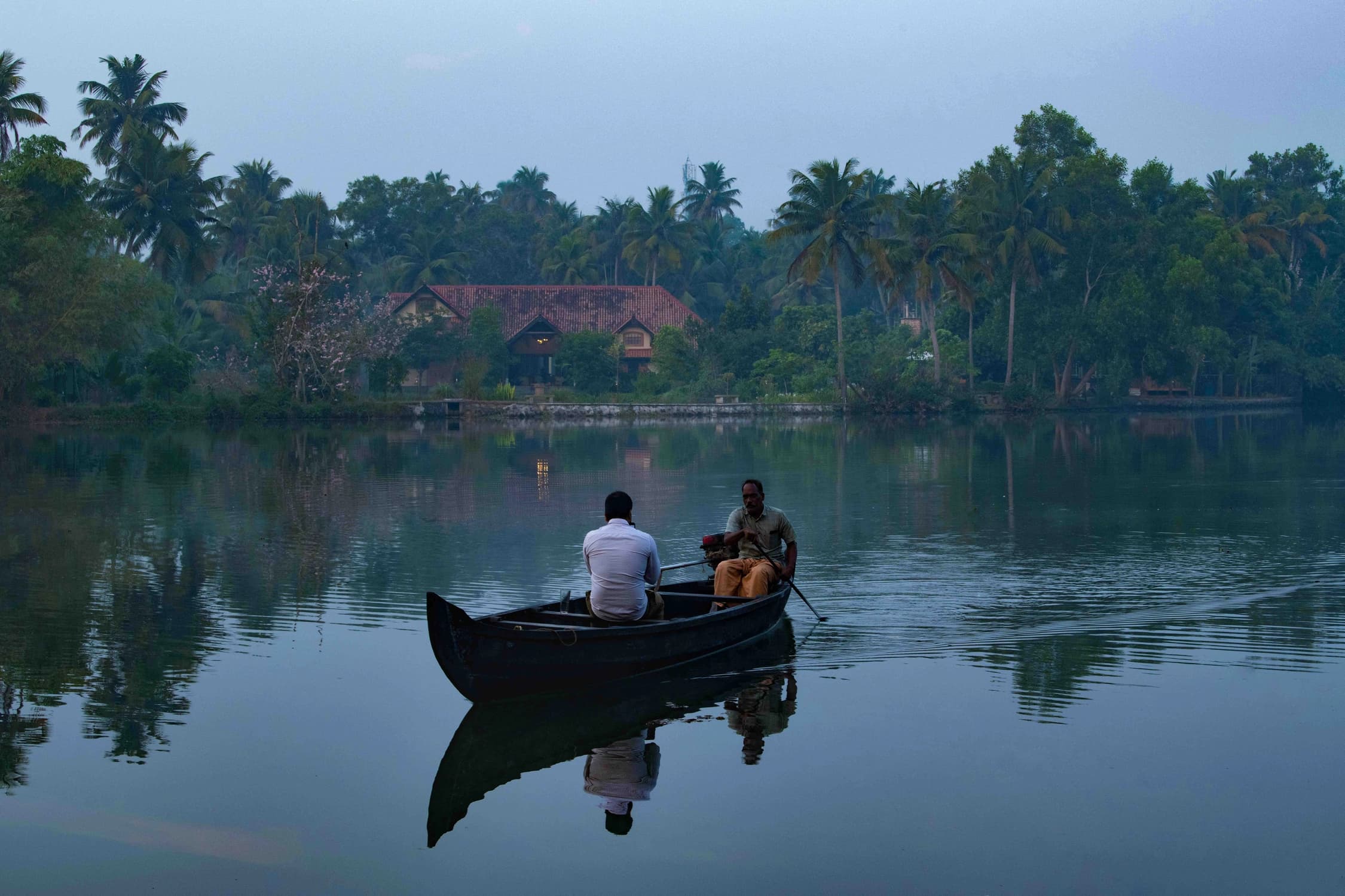 xl_51. Boating in the Lake near the Villa