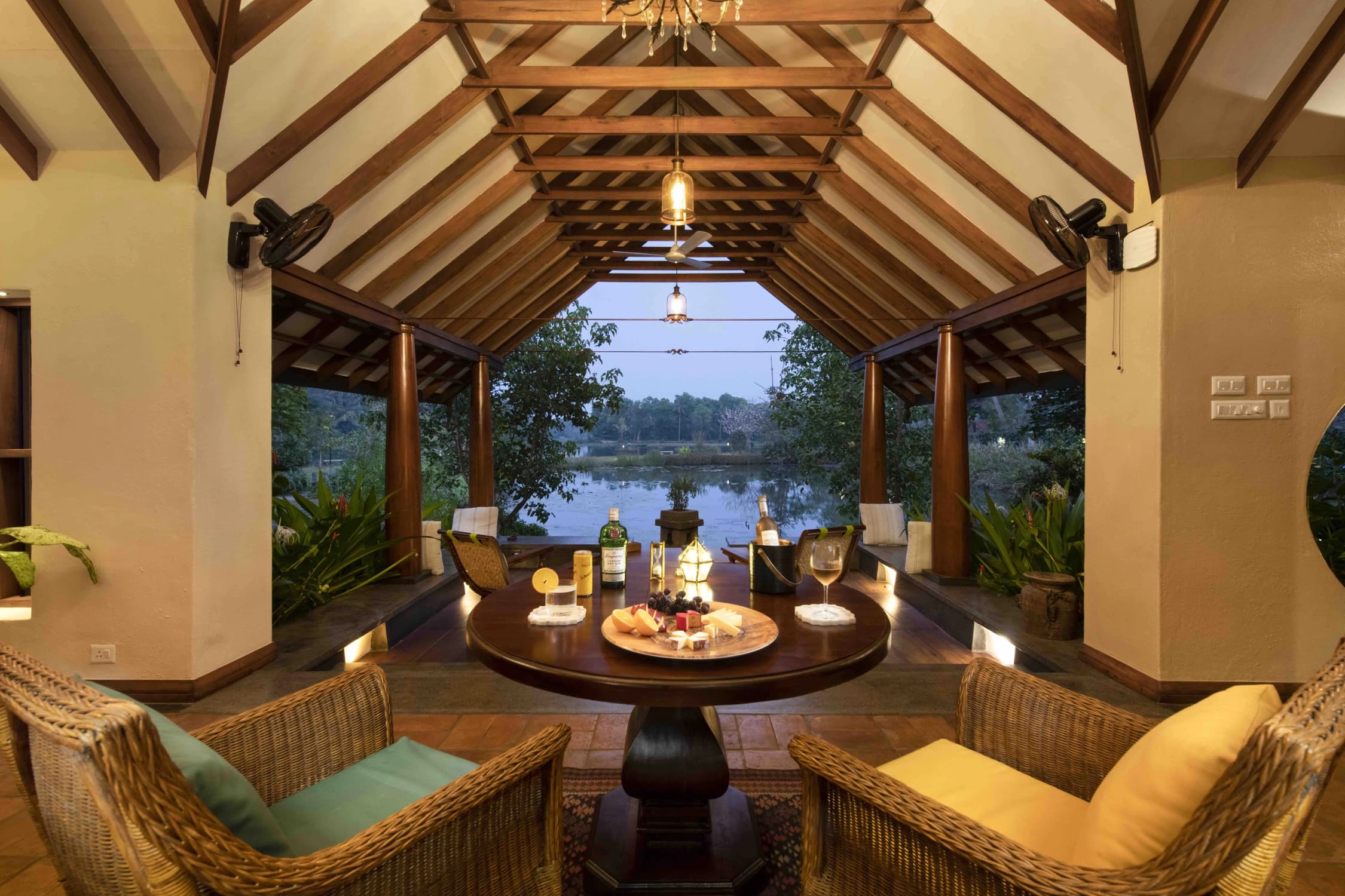 xl_27. Evening View of the Lake from the Lakeside Verandah